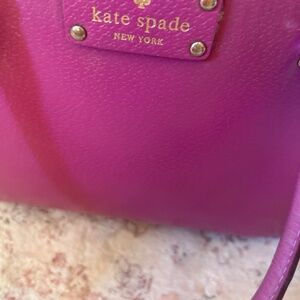 Kate Spade Richie pink leather handbag